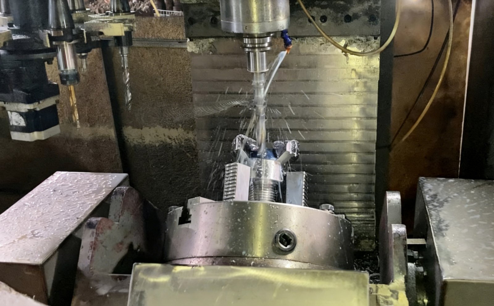 CNC machining center for drilling tools