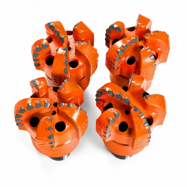 Four-wing PDC arc angle drill bit 6