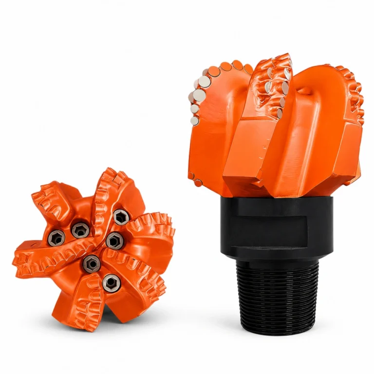 Six-wing PDC arc angle drill bit 1