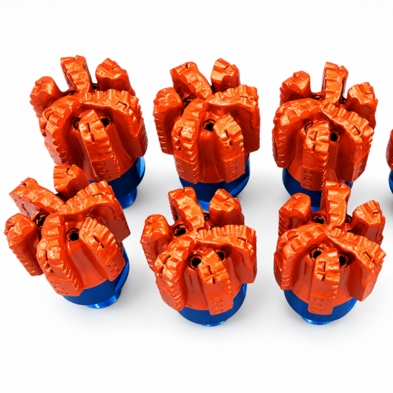 Six-wing PDC arc angle drill bit 3