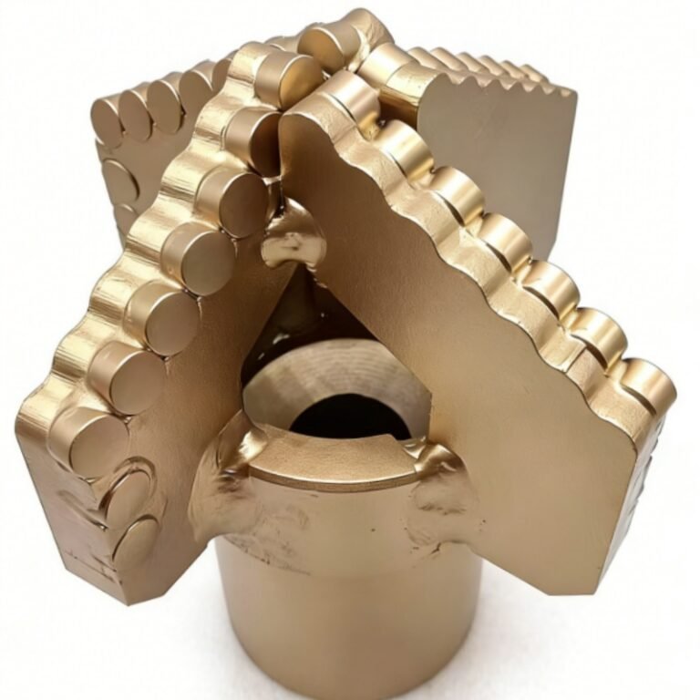 Four-wing PDC water well scraper bit