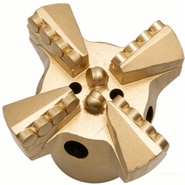 Four-wing concave PDC water well drilling bit