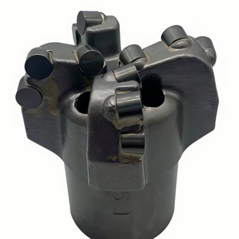 Four-wing arc-angle PDC rock bit