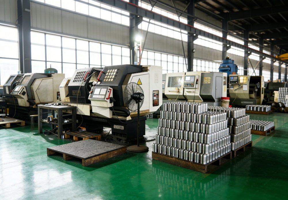 CNC machining workshop